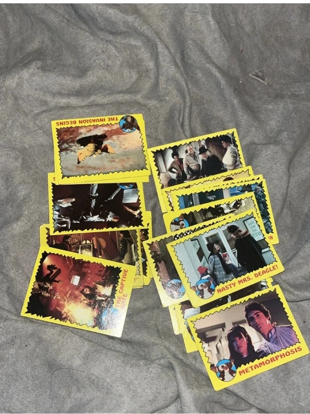 1984 Topps Gremlin trading cards